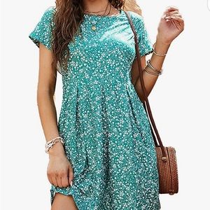 Short sleeve, casual sundress